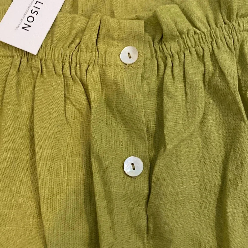 NWT Ellison Dress in Green - Picture 2 of 6